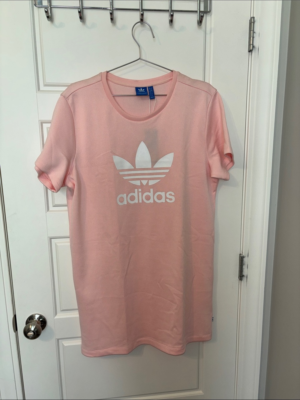 Adidas Trefoil Logo Pink Sporty Dress
